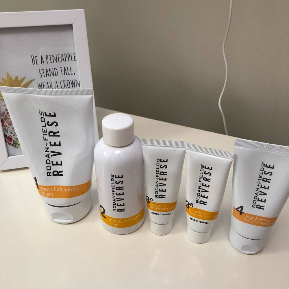 Rodan and fields reverse brightening system